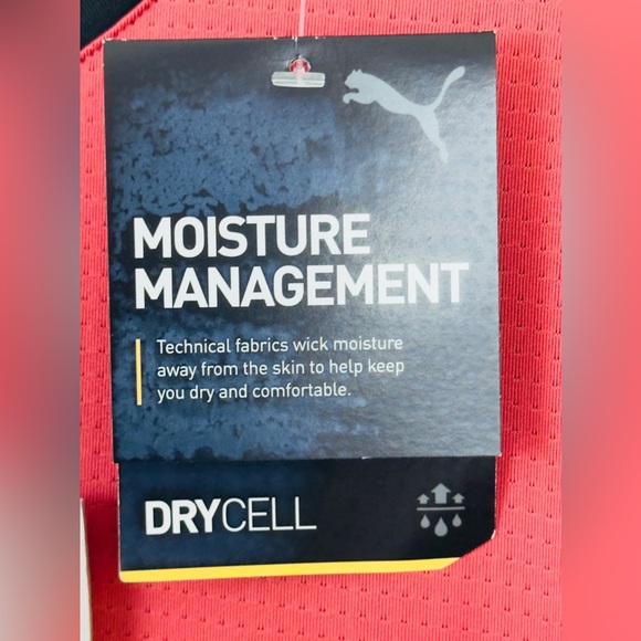 Puma - Men’s Astro Red Drycell Moisture Wicking Short Sleeve T-shirt XXL. NWT - Picture 5 of 10